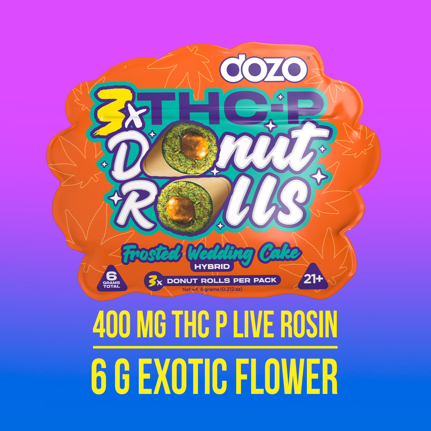 Dozo Donut Prerolls 6 grams (3ct)