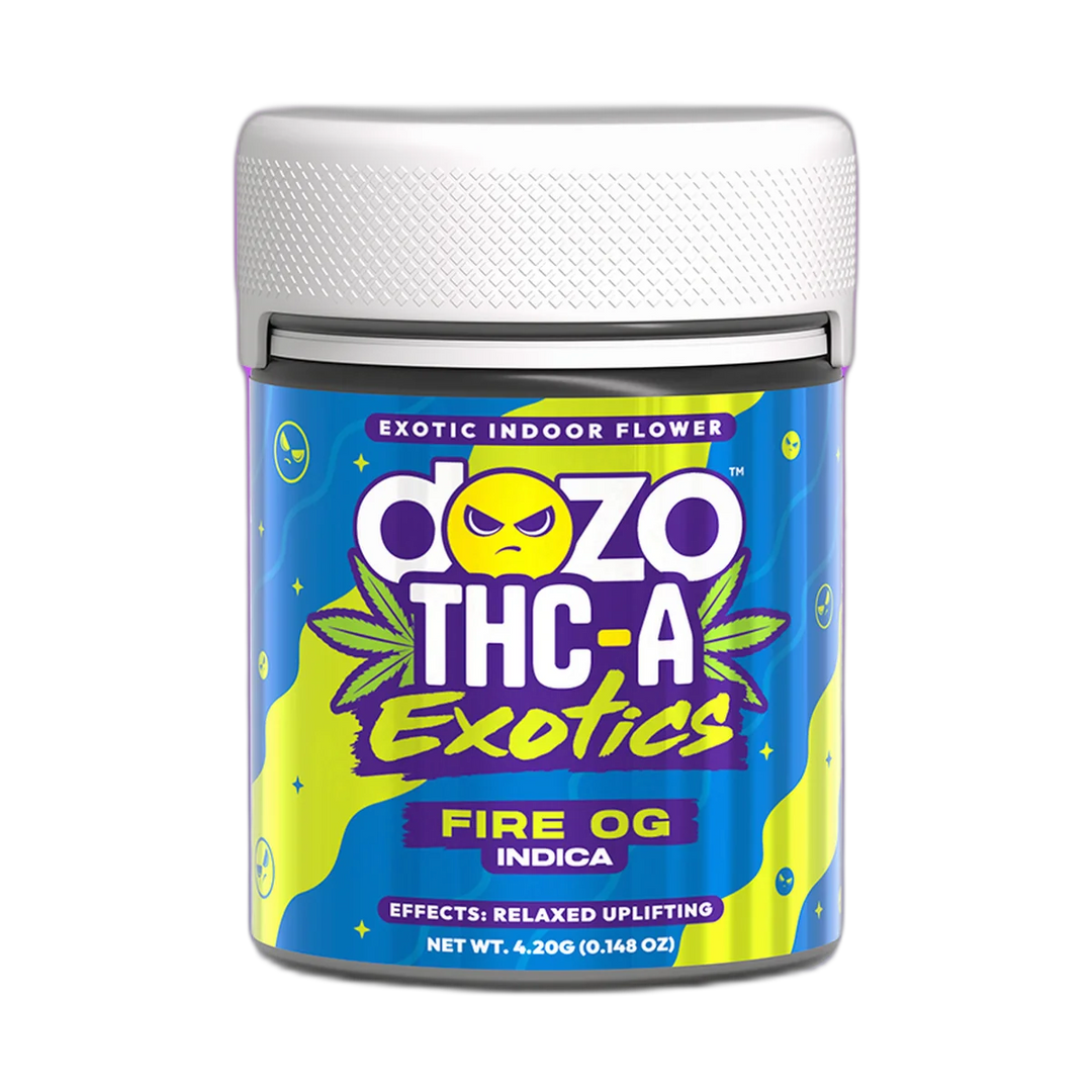 4.2g Dozo THC-A INDOOR FLOWER | Fire OG - Indica