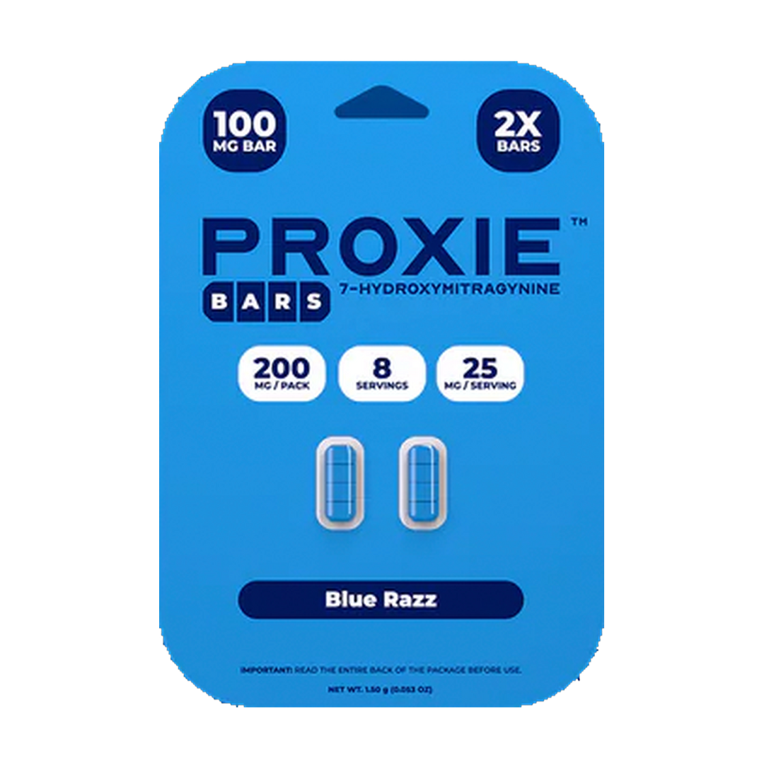 2ct 100mg Proxie Bars 7-HYDROXYMITRAGYNINE | 200mg per PACK