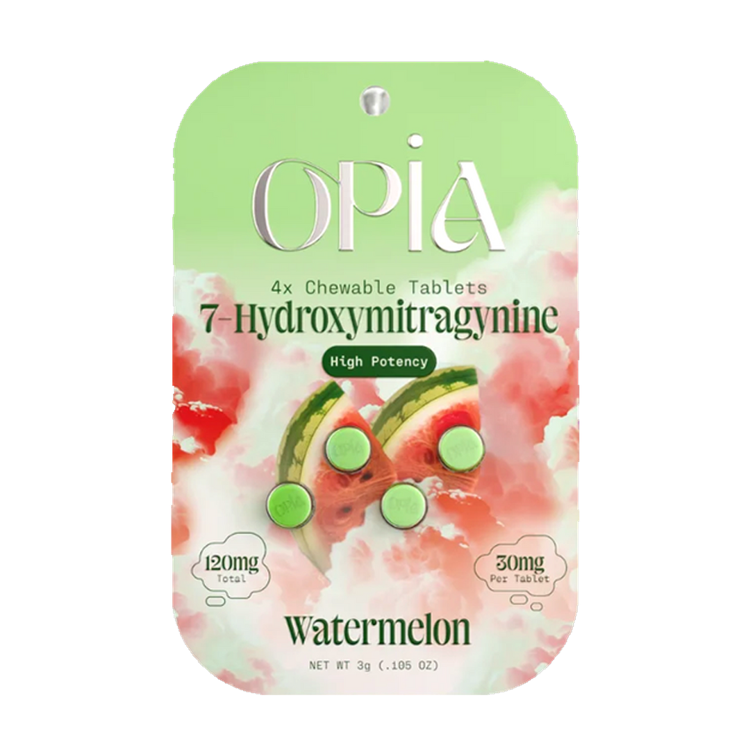 4ct 120mg Opia 7-HYDROXYMITRAGYNINE | 120 mg per Pac | Watermelon