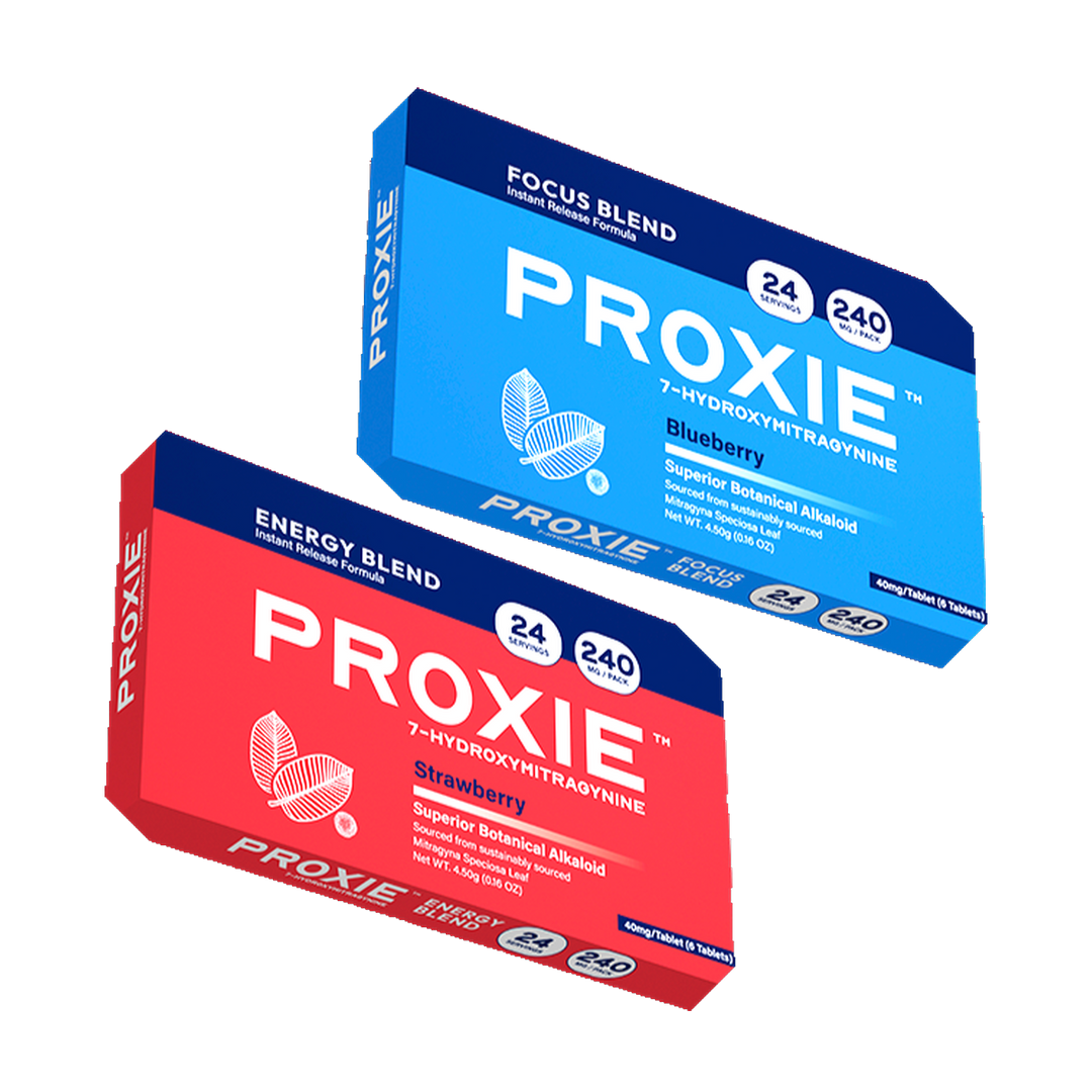 PROXIE 7-HYDROXYMITRAGYNINE| 24 Servings | 240 mg per Pack | Energy & Focus Blends