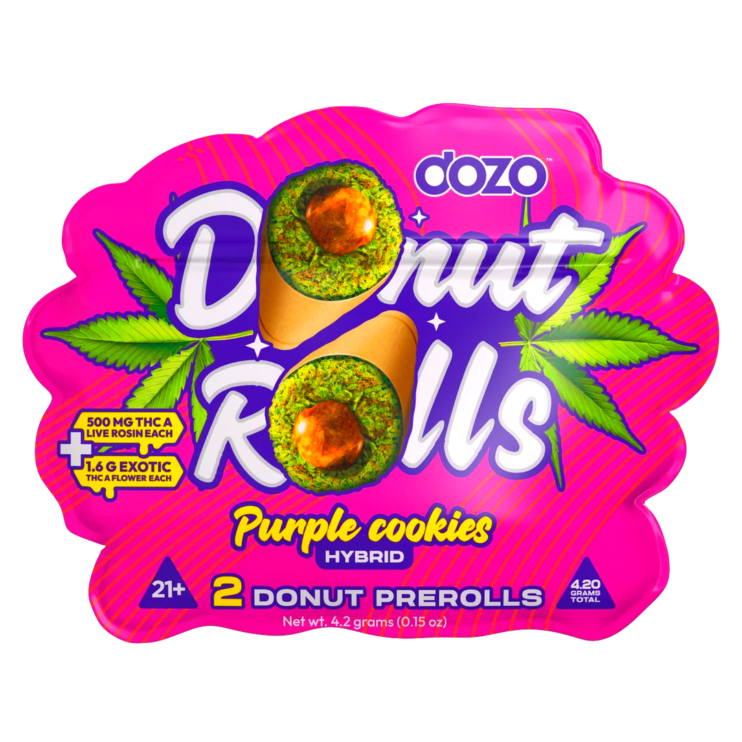 Dozo Donut Prerolls — Purple Cookies