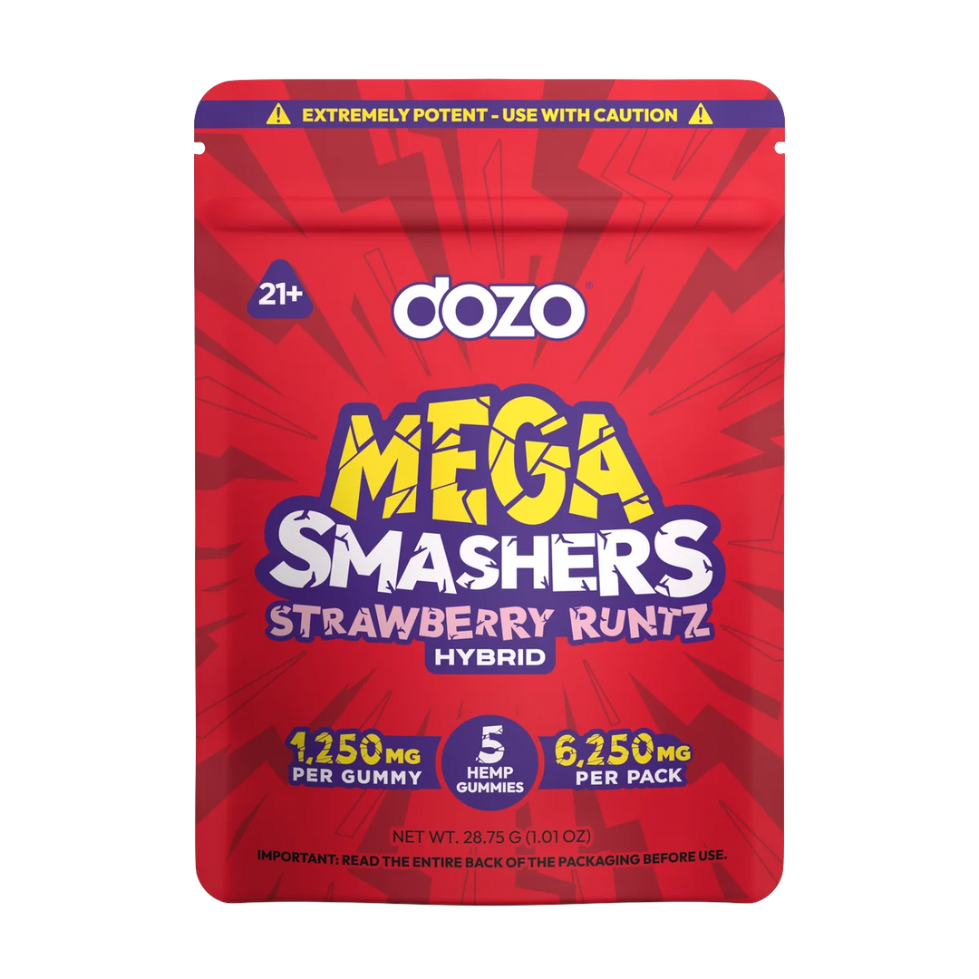 Dozo Mega Smashers – 1,250mg Ultra-Potent Gummies