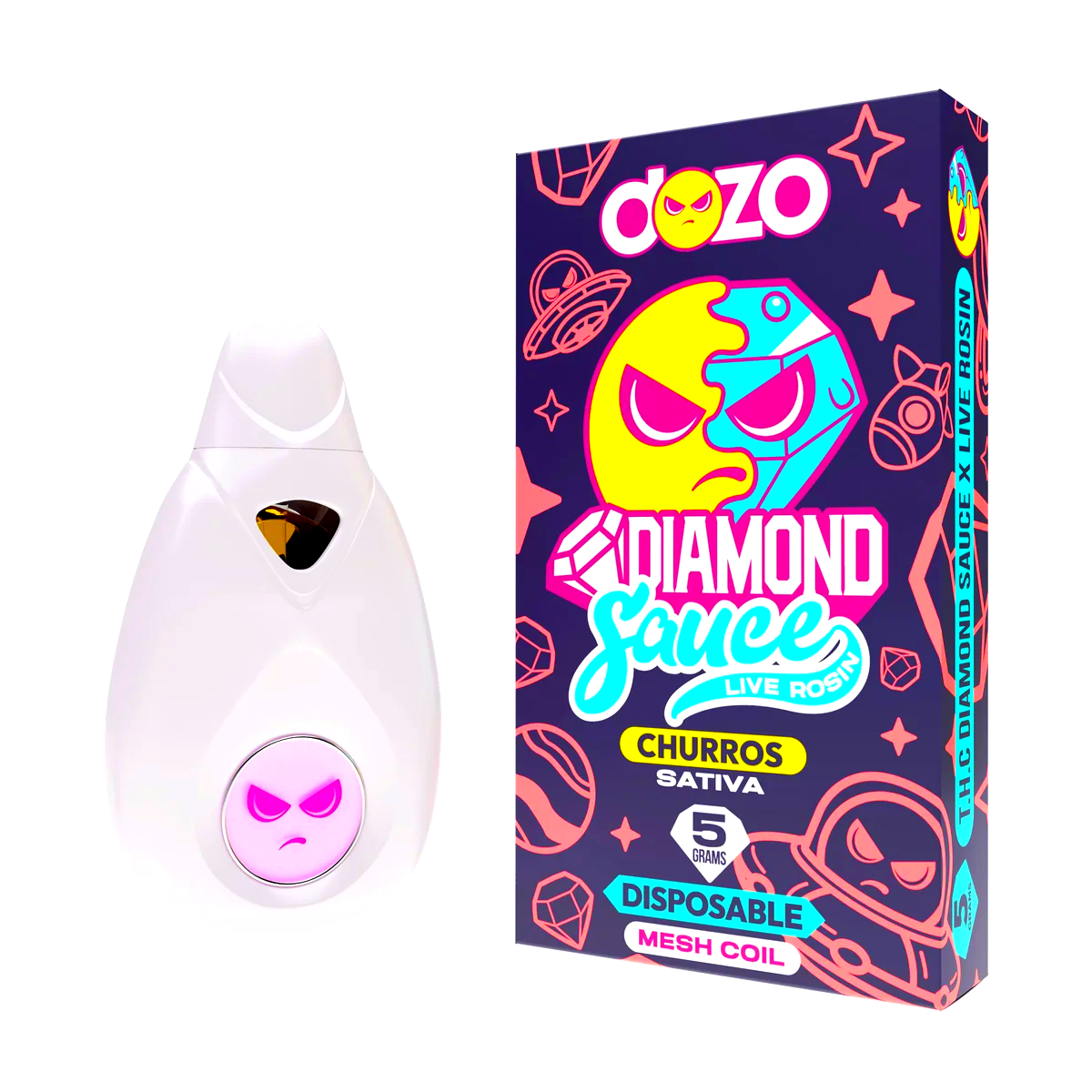 5g Diamond Sauce Disposable | Churros (Sativa)