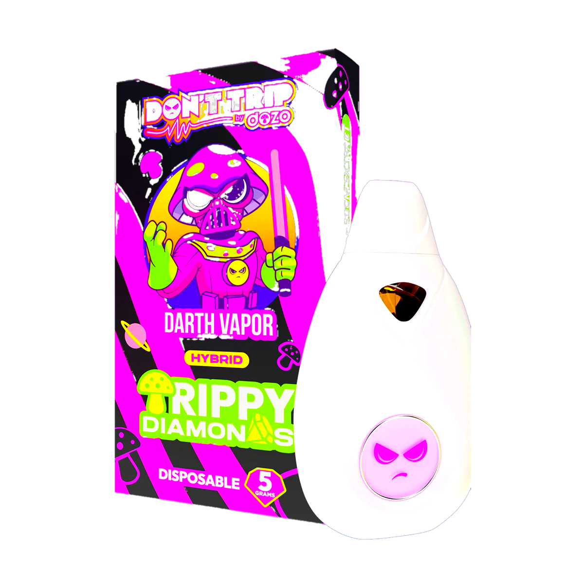 5g Trippy Dimonds Mushroom Vape: Darth Vapor