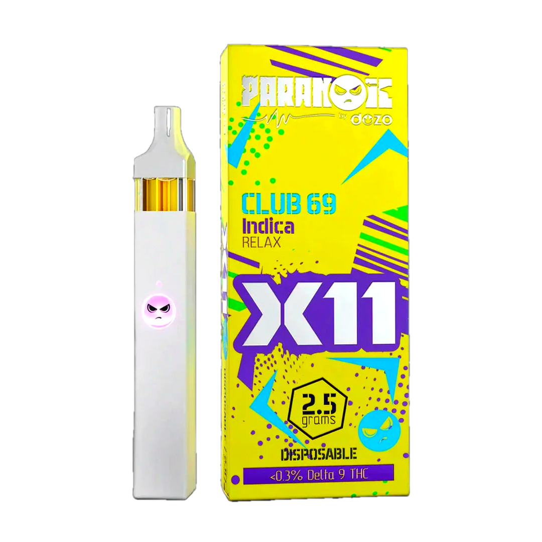 2.5g Dozo X11 Disposable | Club 69