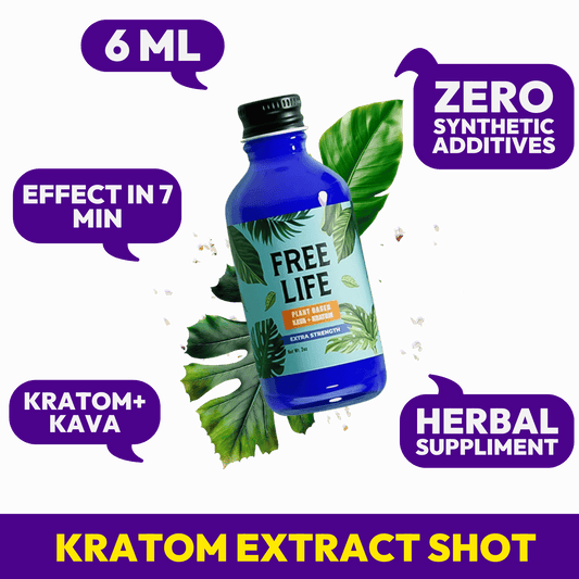 Free Life Kratom Extract Shot (60ml Per Shot)