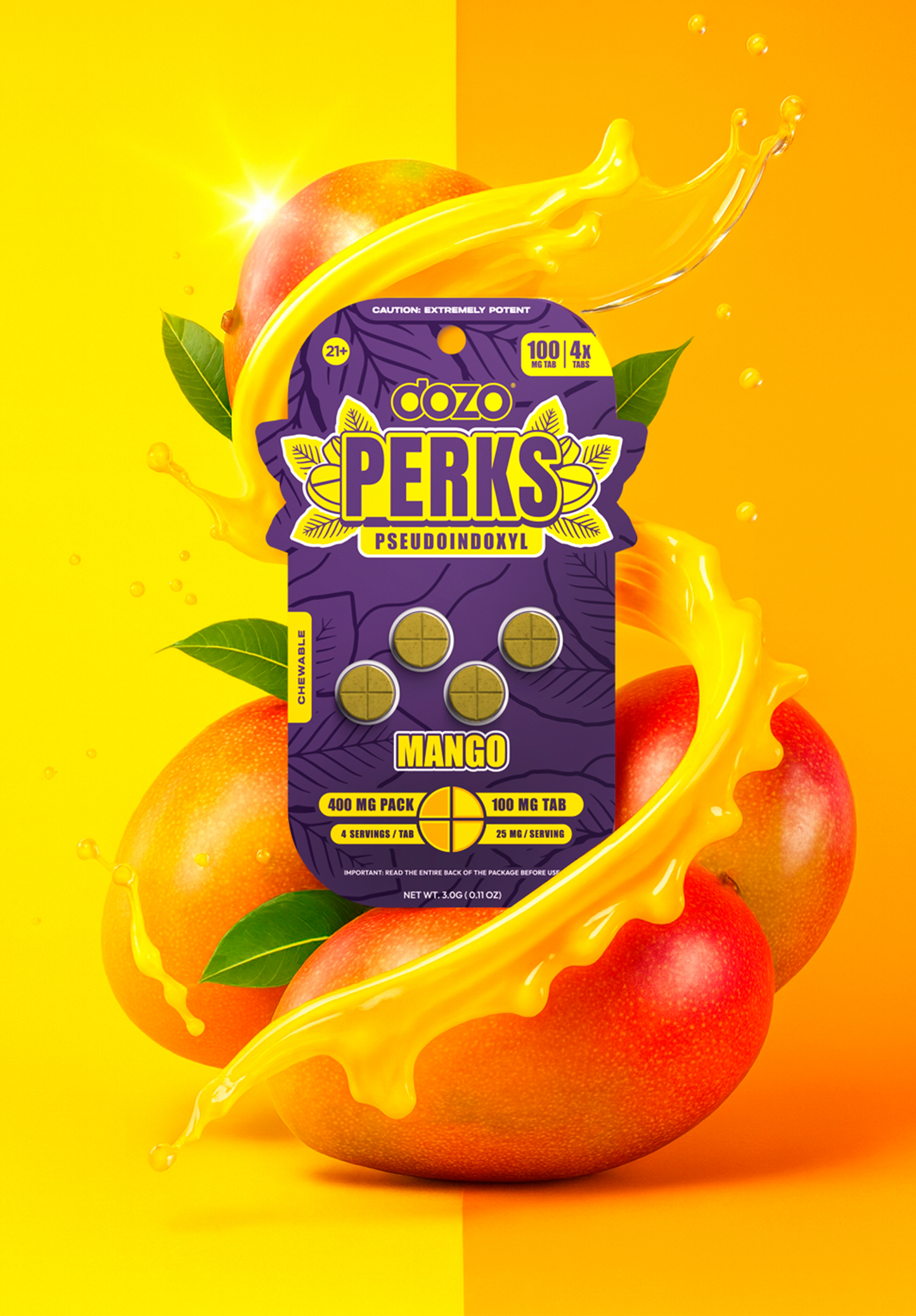 Dozo PERKS Pseudo| 4ct (400mg per pack)