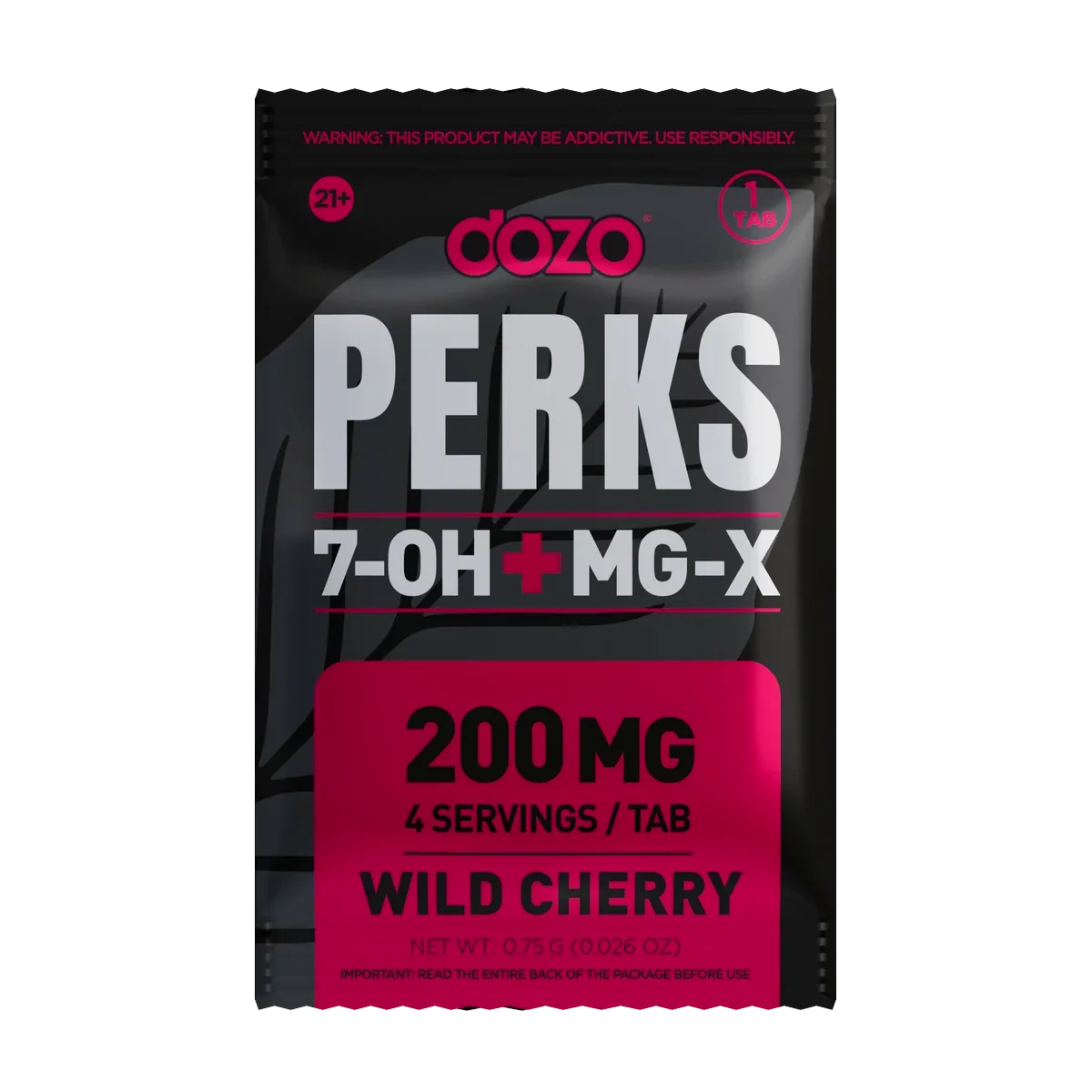1ct 200mg Dozo PERKS 7-OH + MG-X