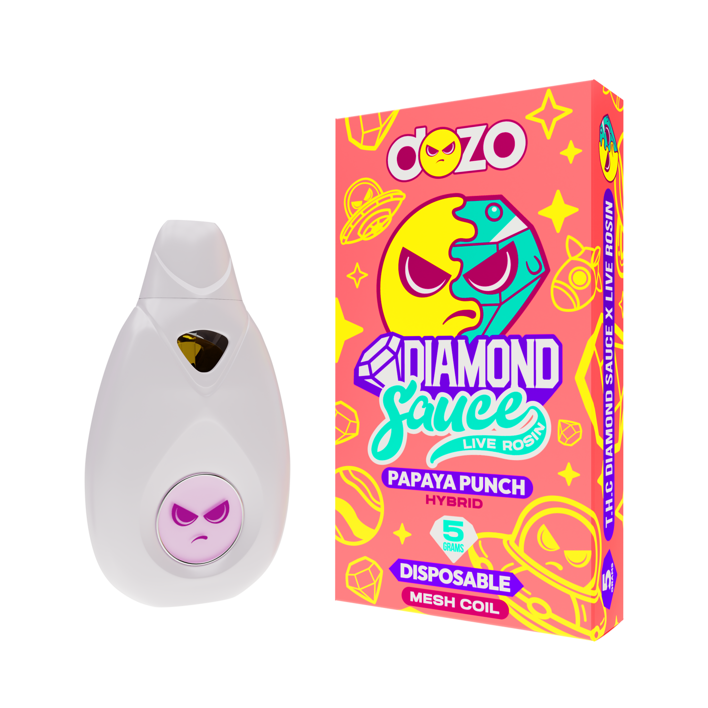 Diamond Sauce Disposable 5g | Papaya Punch