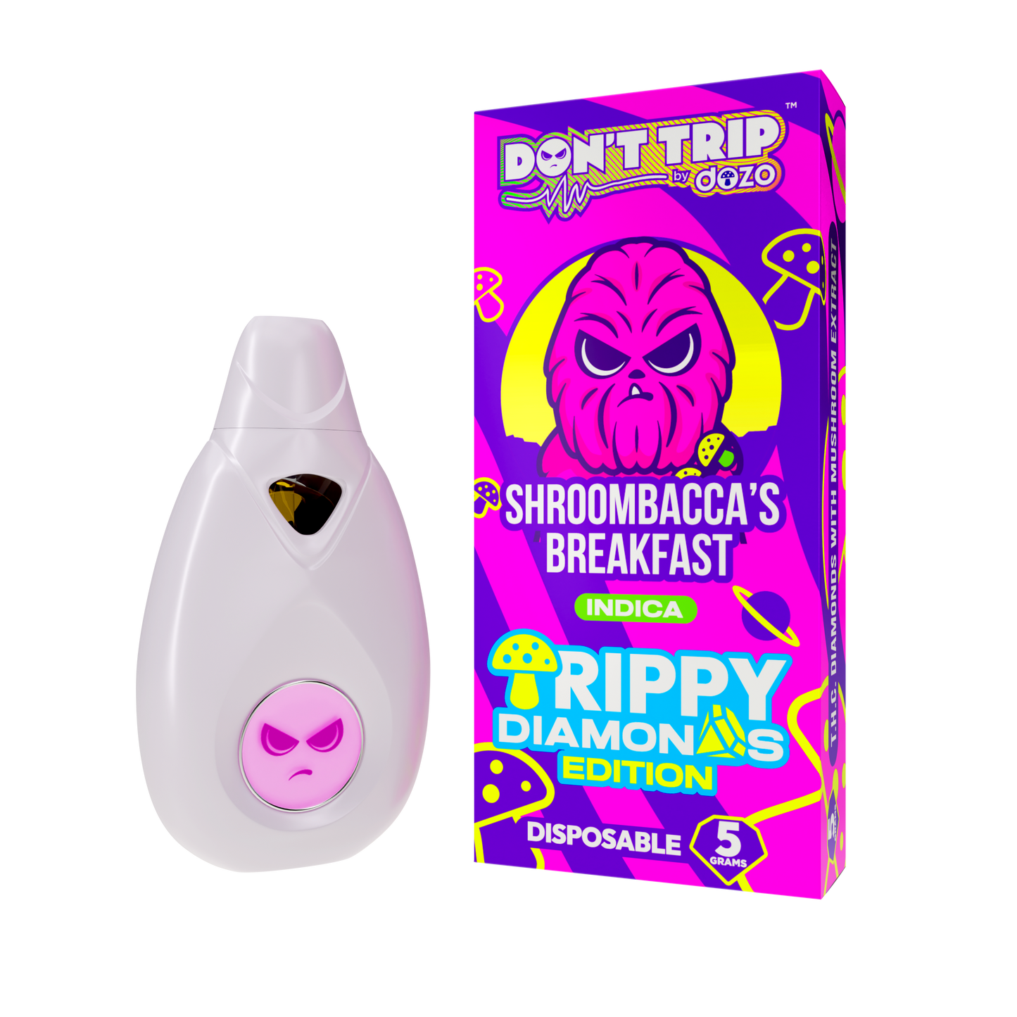 5g Trippy Dimonds Mushroom Vape | Shroombacca
