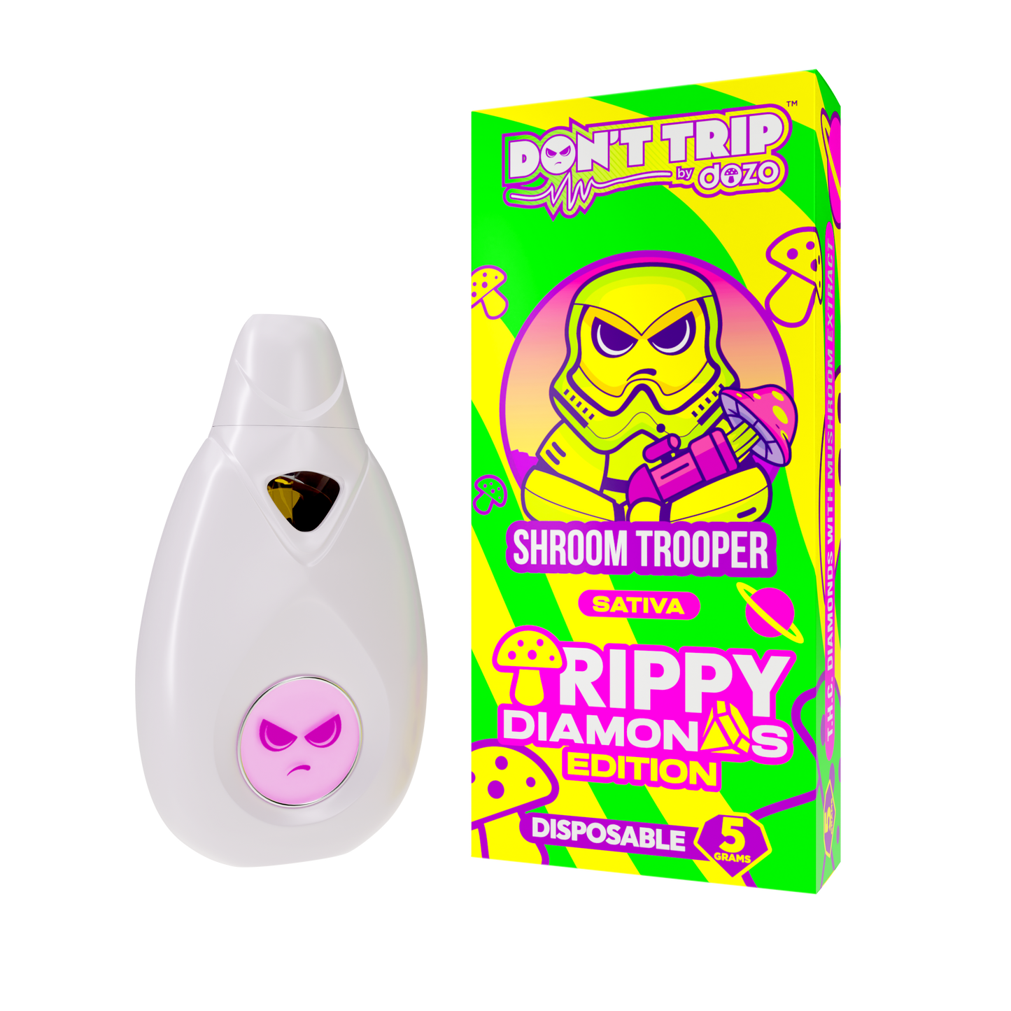 5g Trippy Dimonds Mushroom Vape | ShroomTrooper