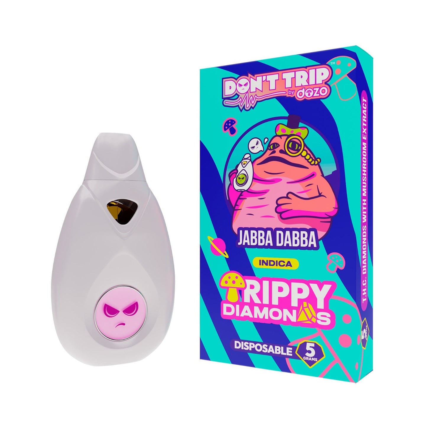 5g Trippy Dimonds Mushroom Vape: Jabba Dabba