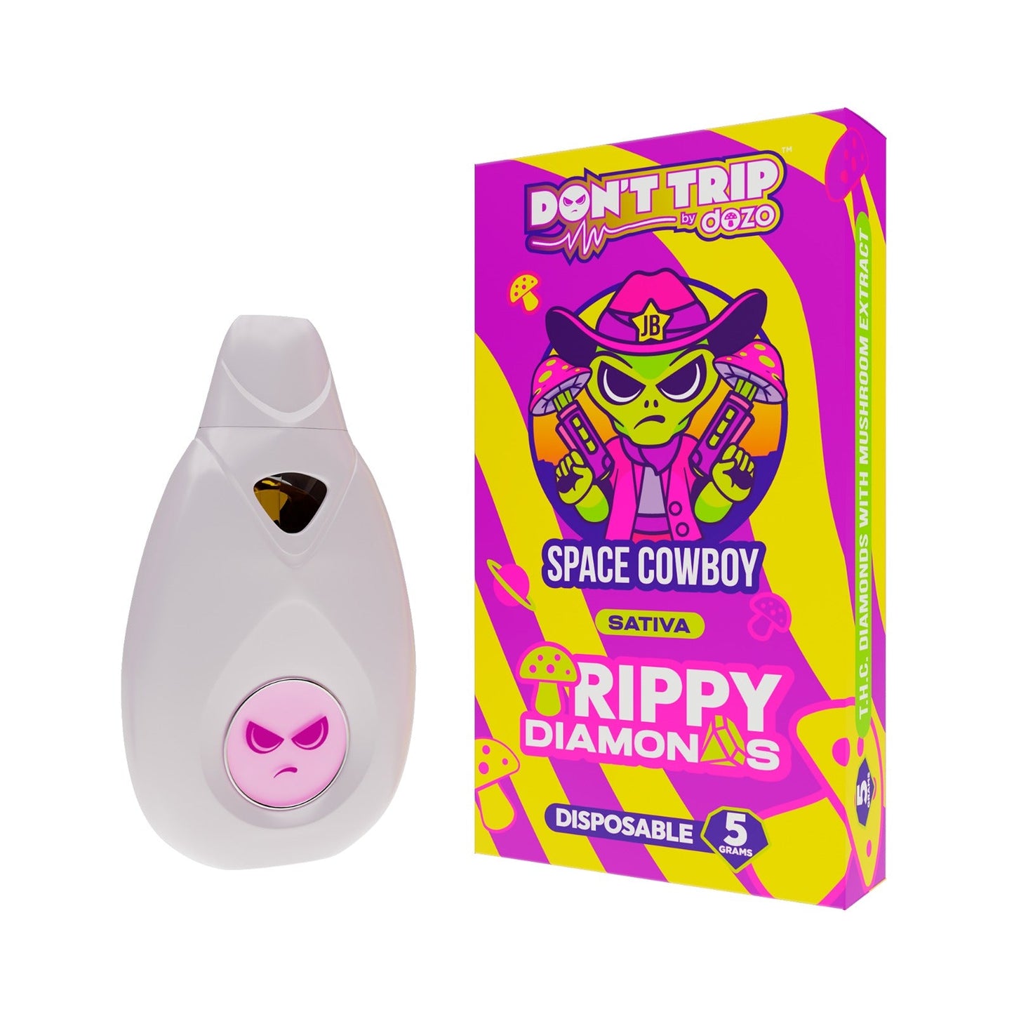 5g Trippy Dimonds Mushroom Vape: Space Cowboy