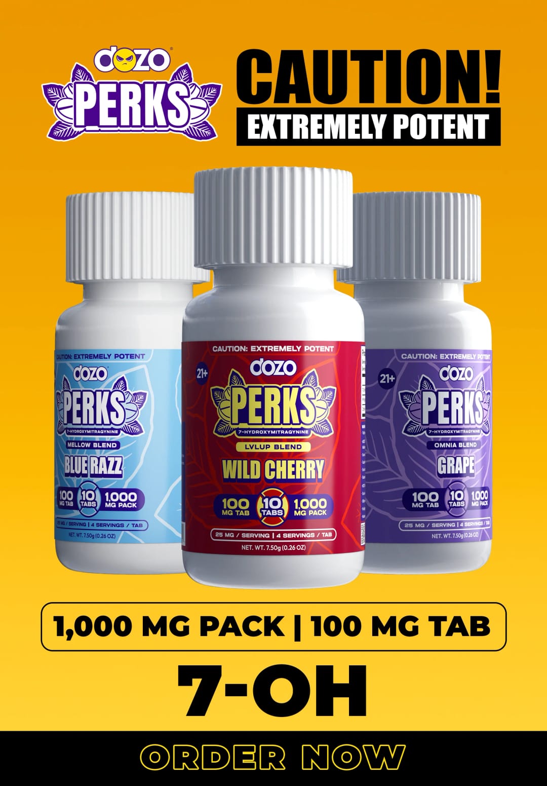 Dozo PERKS 7-OH Jar – image 2