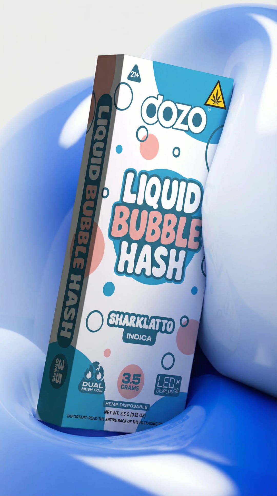 3.5 Dozo Liquid Bubble Hash THC-P Disposable – Sharklatto (Indica)