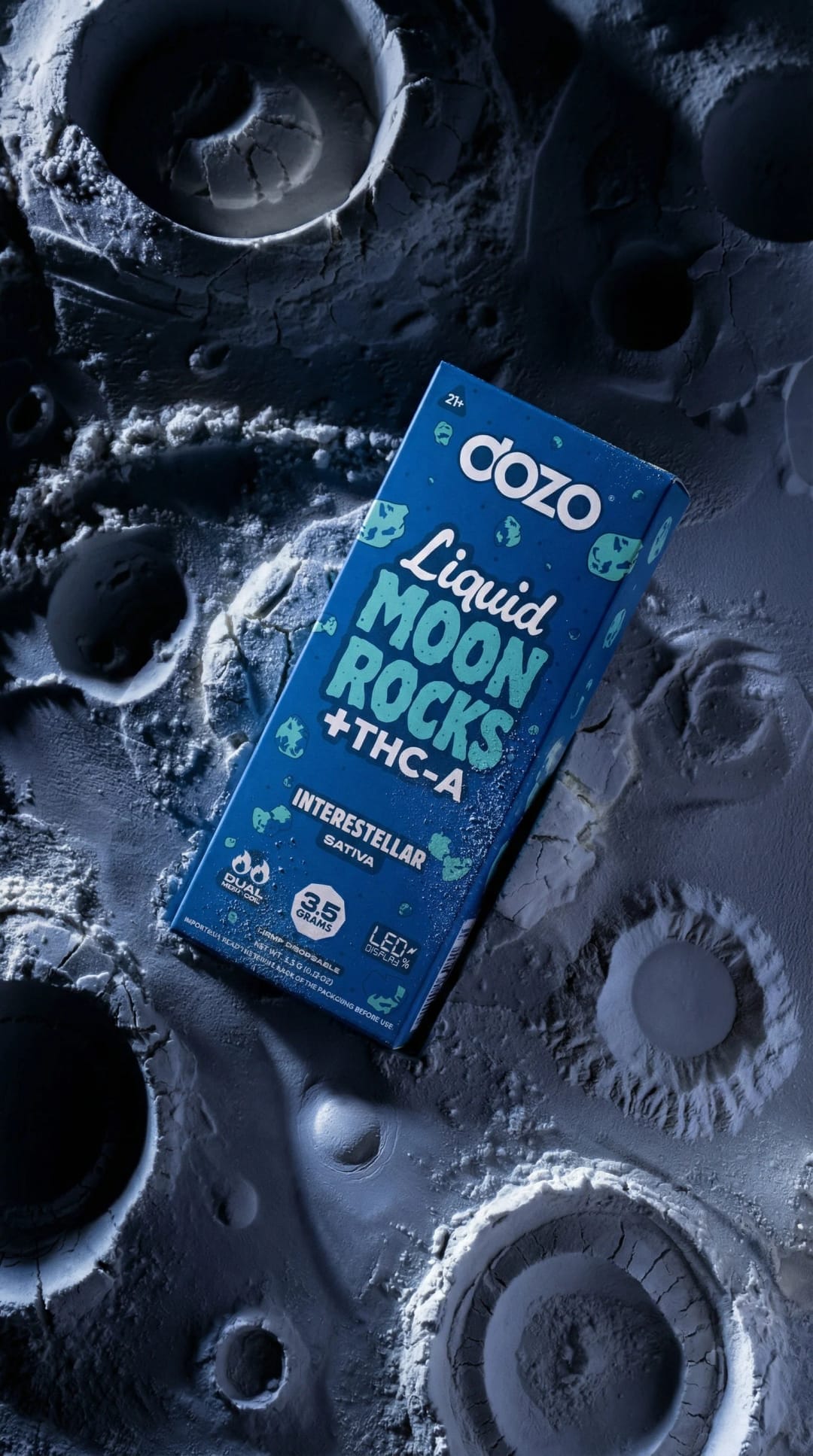 3.5 Dozo Liquid Moonrocks THC-A Disposable – Interestellar (Sativa)