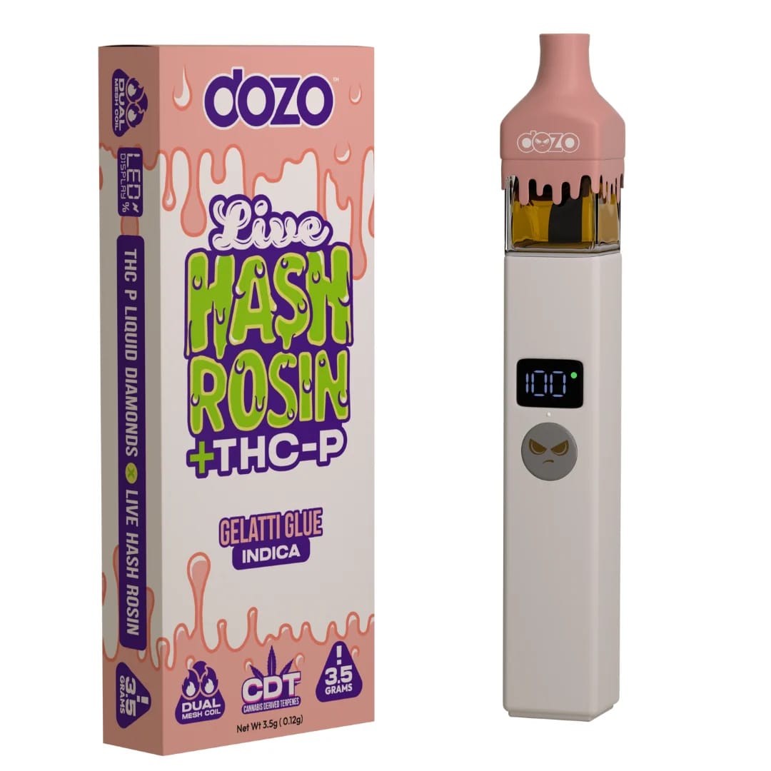 Dozo Live Hash Rosin 3.5g THC-P – image 3