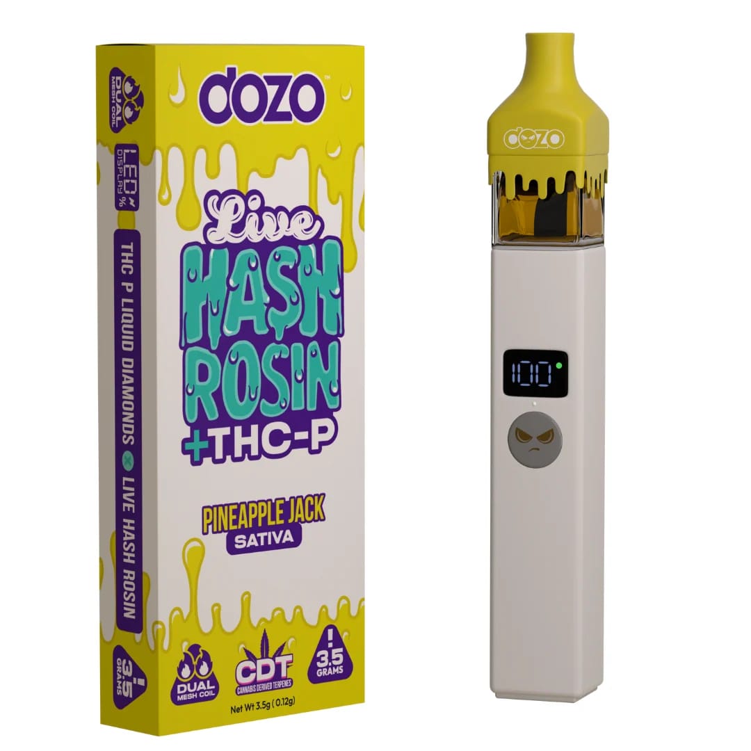 Dozo Live Hash Rosin 3.5g THC-P – image 5