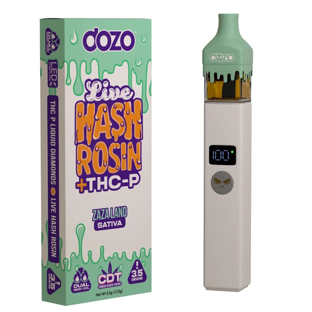 Dozo Live Hash Rosin 3.5g THC-P – image 6