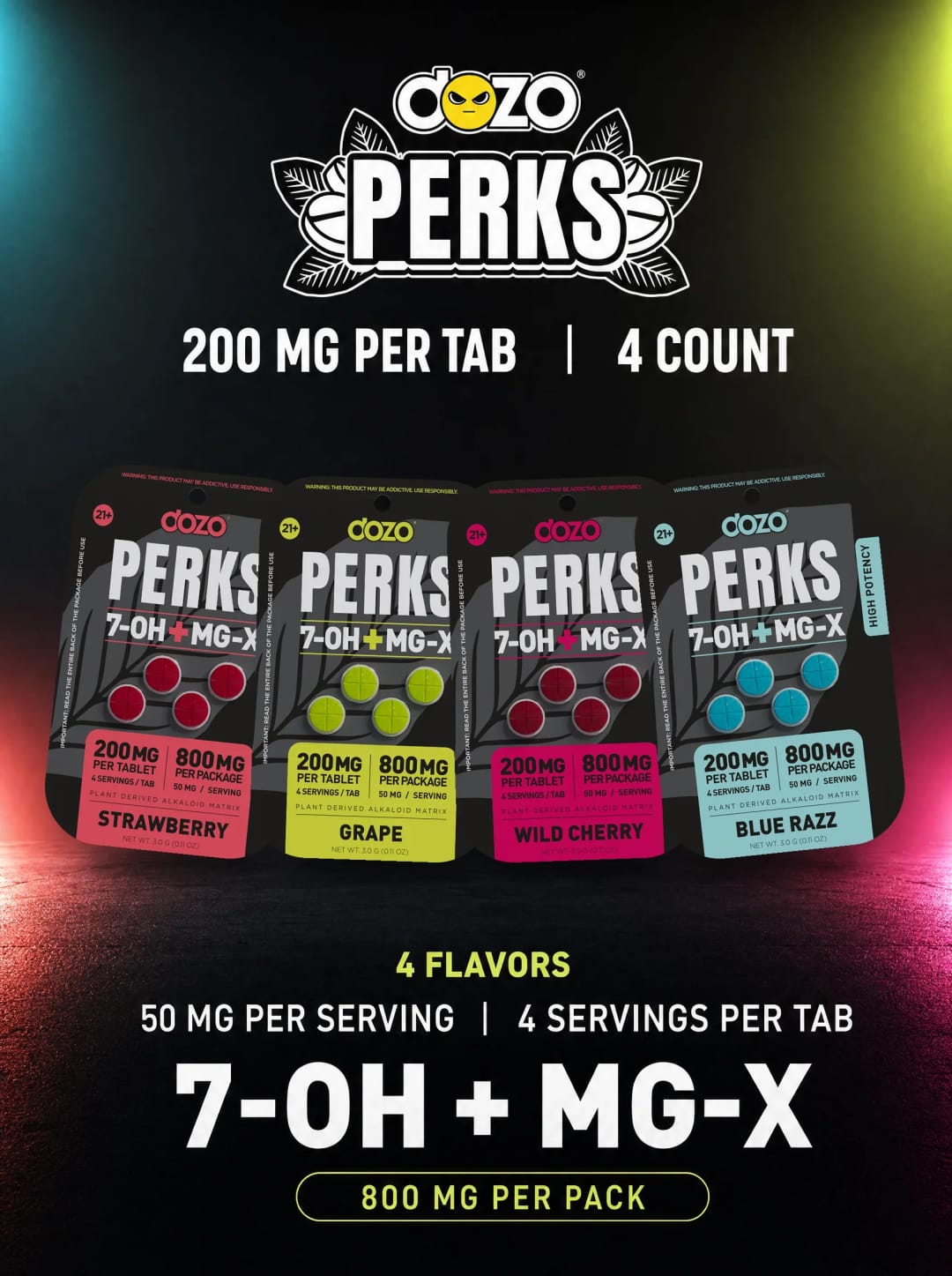 Dozo PERKS 7-OH + MG-X