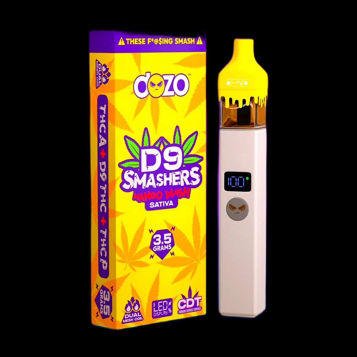 D9 Smashers Vape — Mango Mash