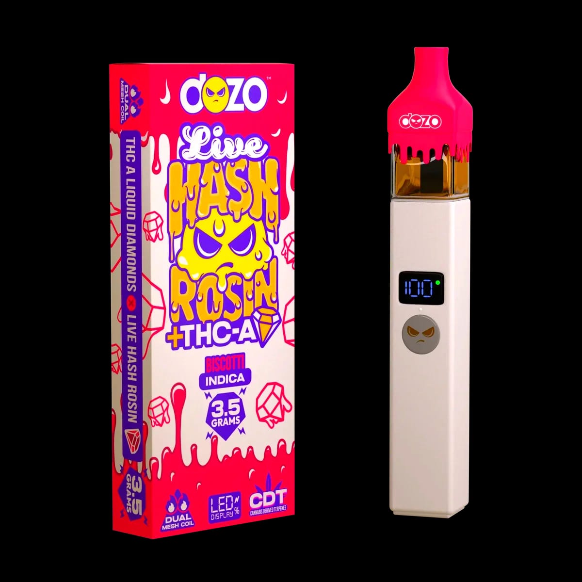 Dozo Live Hash Rosin 3.5g — Biscotti