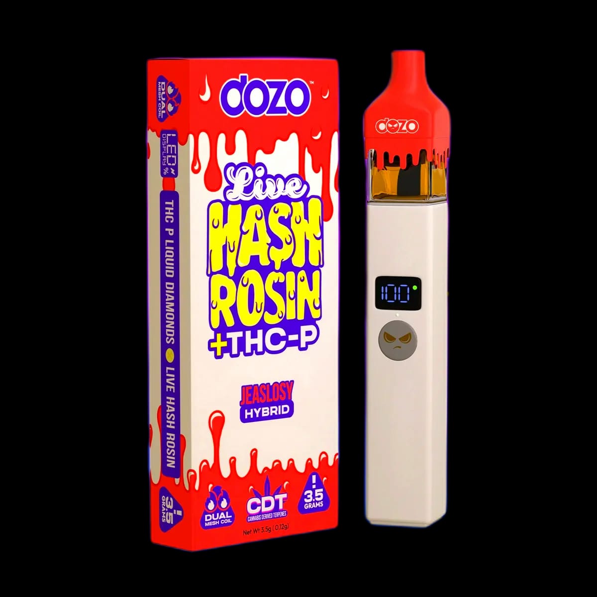 Dozo Live Hash Rosin 3.5g THC-P