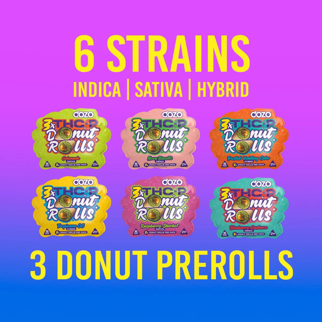 Dozo Donut Prerolls 3-Pack – image 3