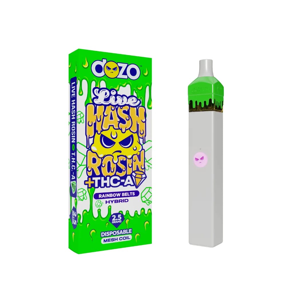 Dozo Live Hash Rosin 2.5g — Rainbow Belts