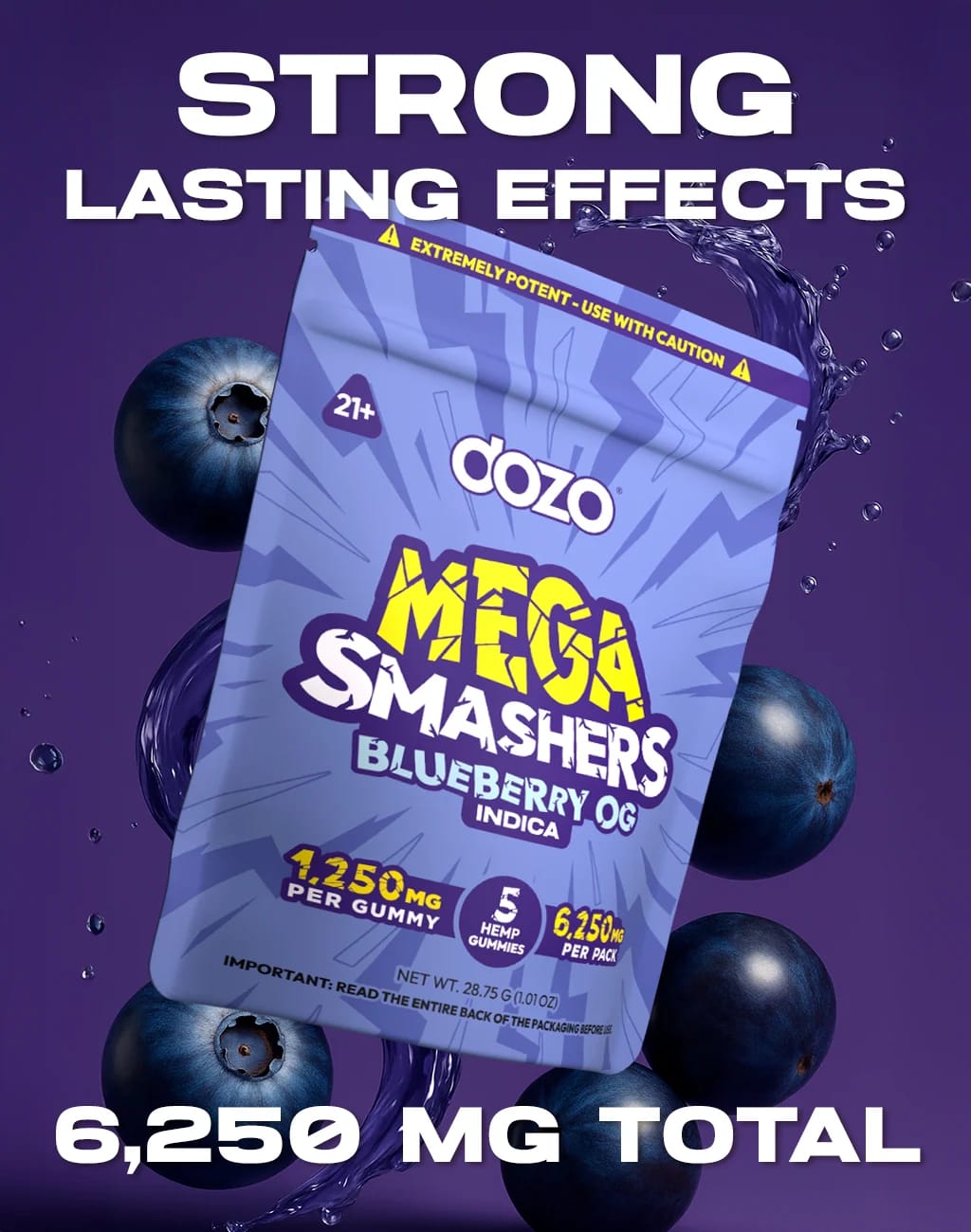 Dozo Mega Smashers – Blueberry OG (Indica)