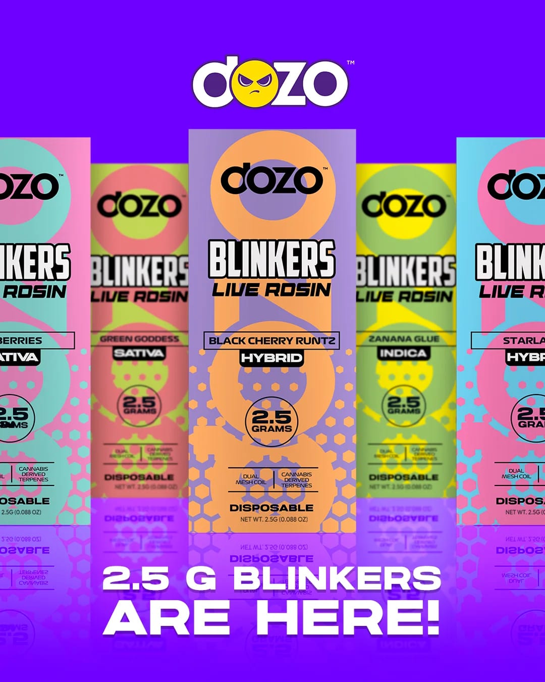 Dozo Blinkers Live Rosin