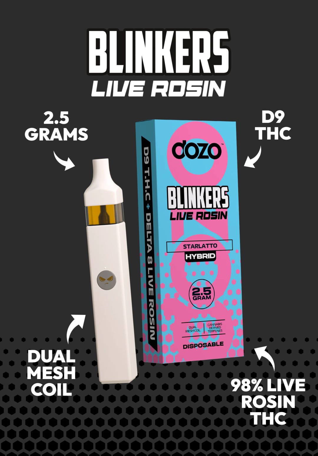 Dozo Blinkers Live Rosin – image 2