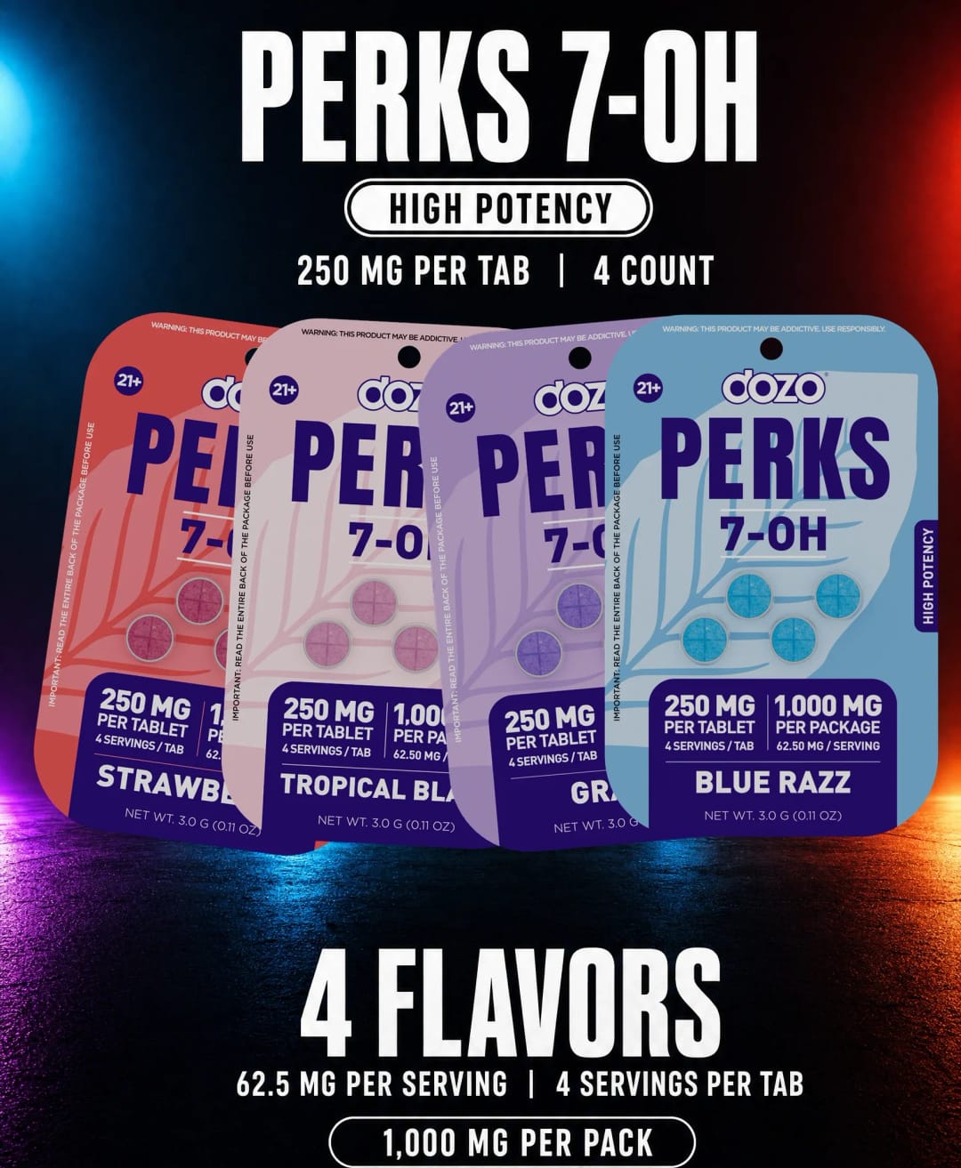 Dozo PERKS 7-OH High Potency