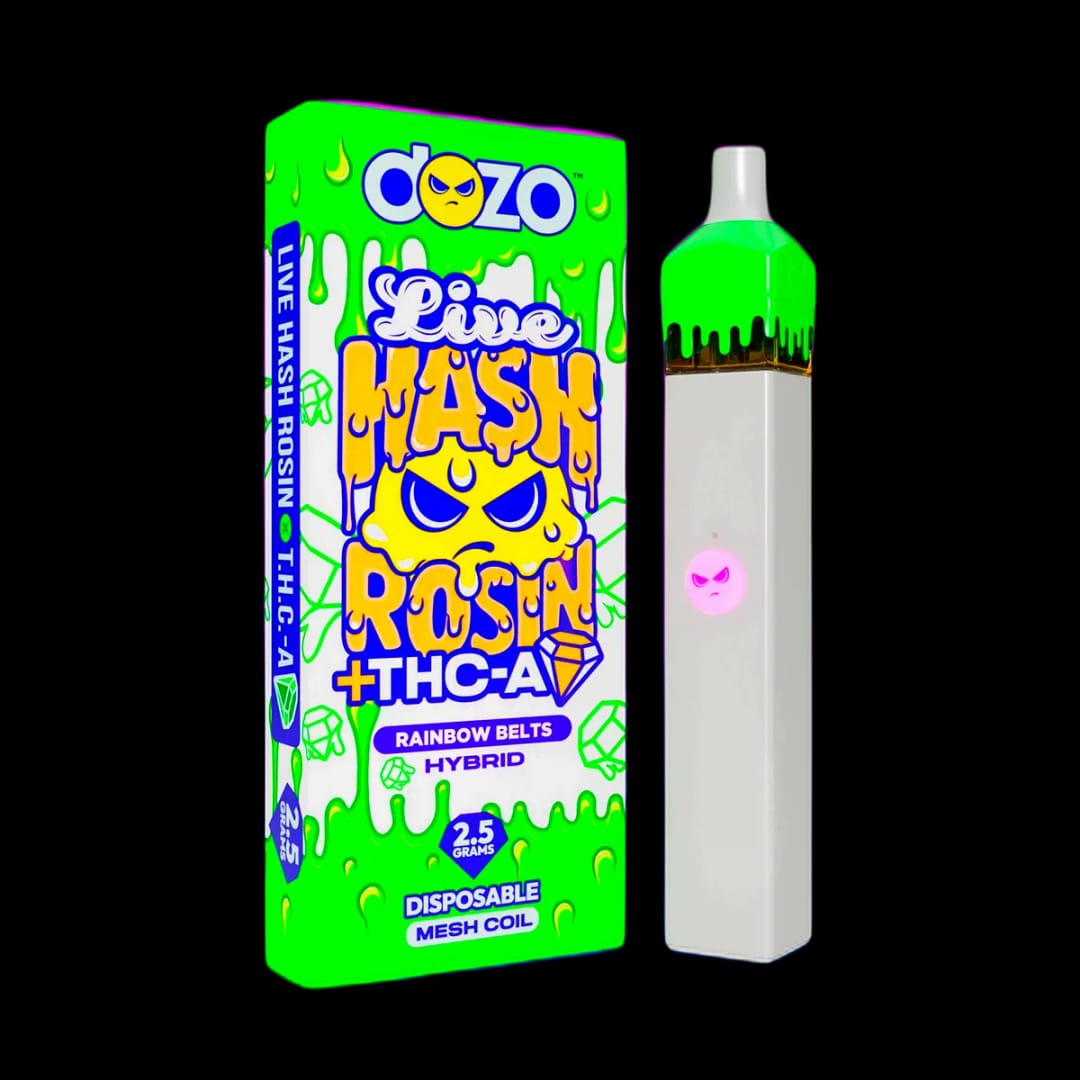Dozo Live Hash Rosin 2.5g — Rainbow Belts