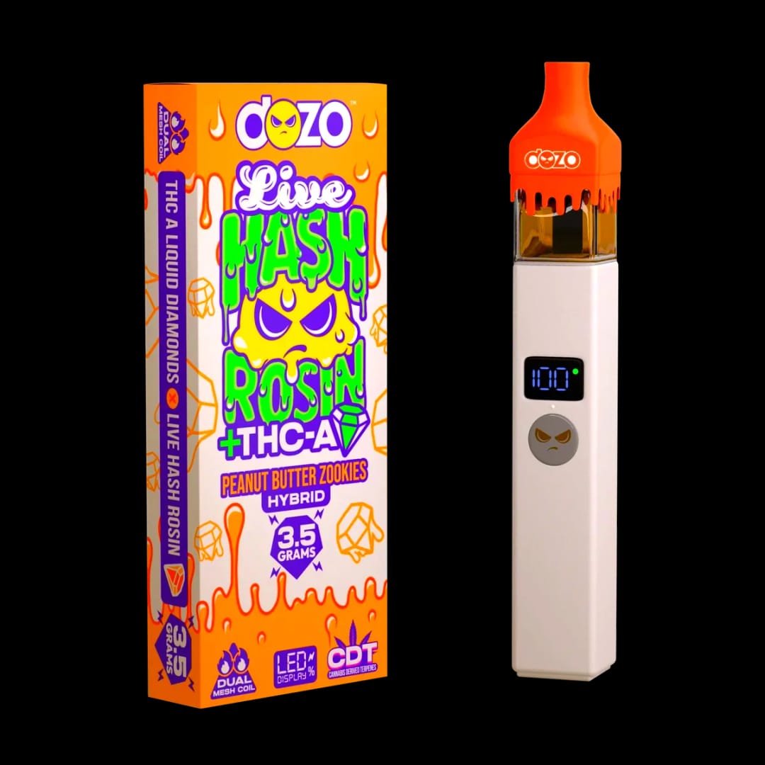 Dozo Live Hash Rosin 3.5g — Peanut Butter Zookies