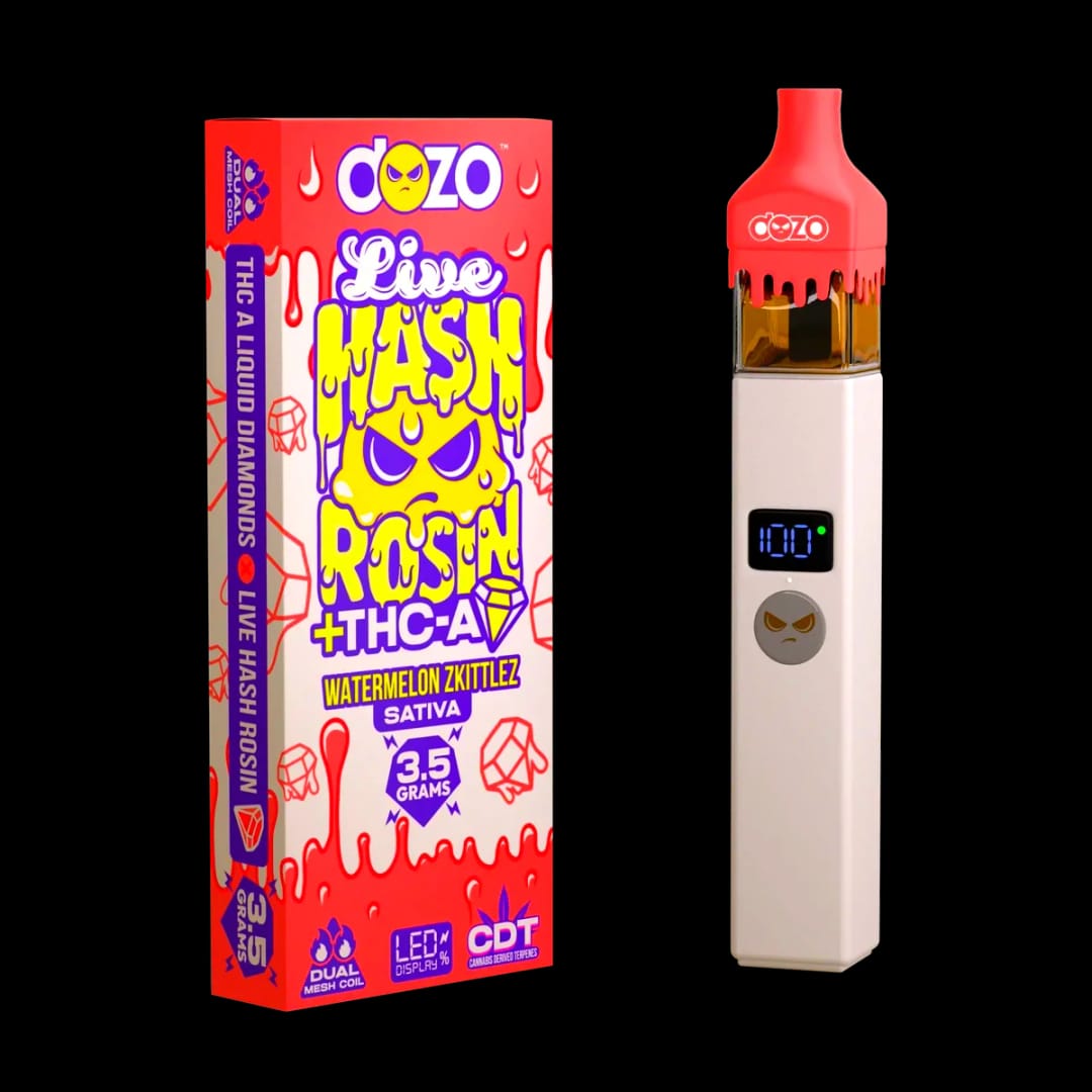 Dozo Live Hash Rosin 3.5g — Watermelon Zkittlez