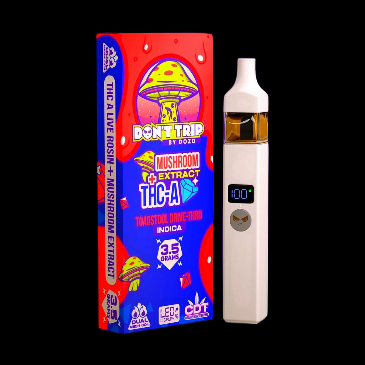Don't Trip Vape 3.5g — Toadstool Drive-Thru