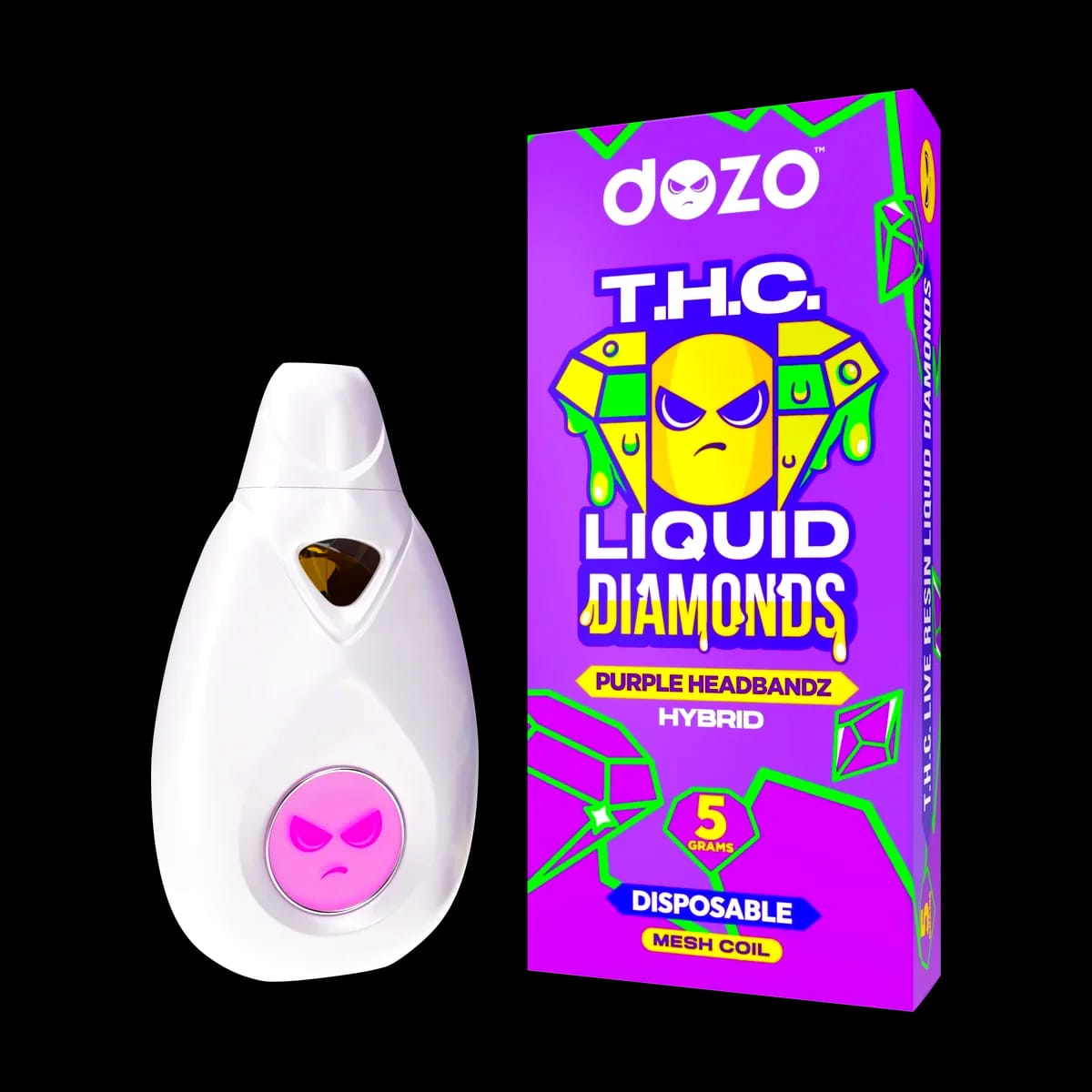 Liquid Diamonds — Purple Headbandz