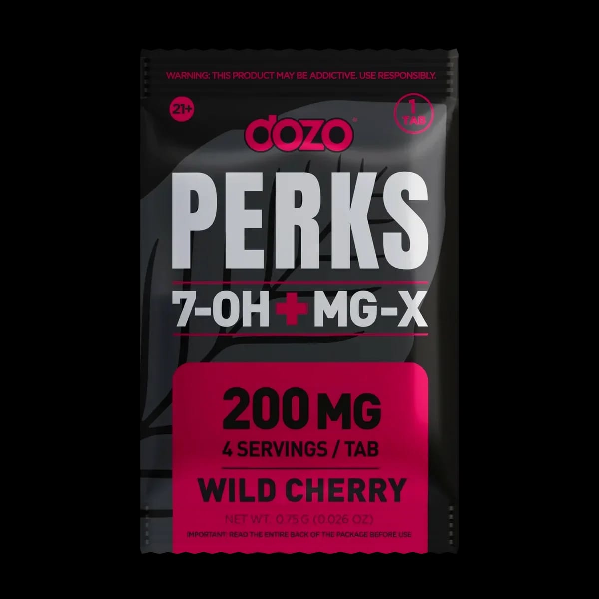 1ct 200mg Dozo PERKS 7-OH + MG-X