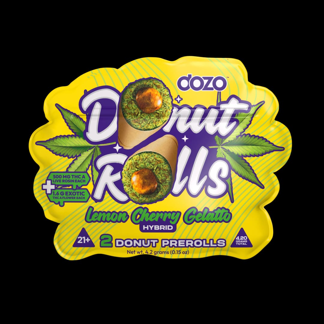 Dozo Donut Prerolls — Lemon Cherry Gelatto