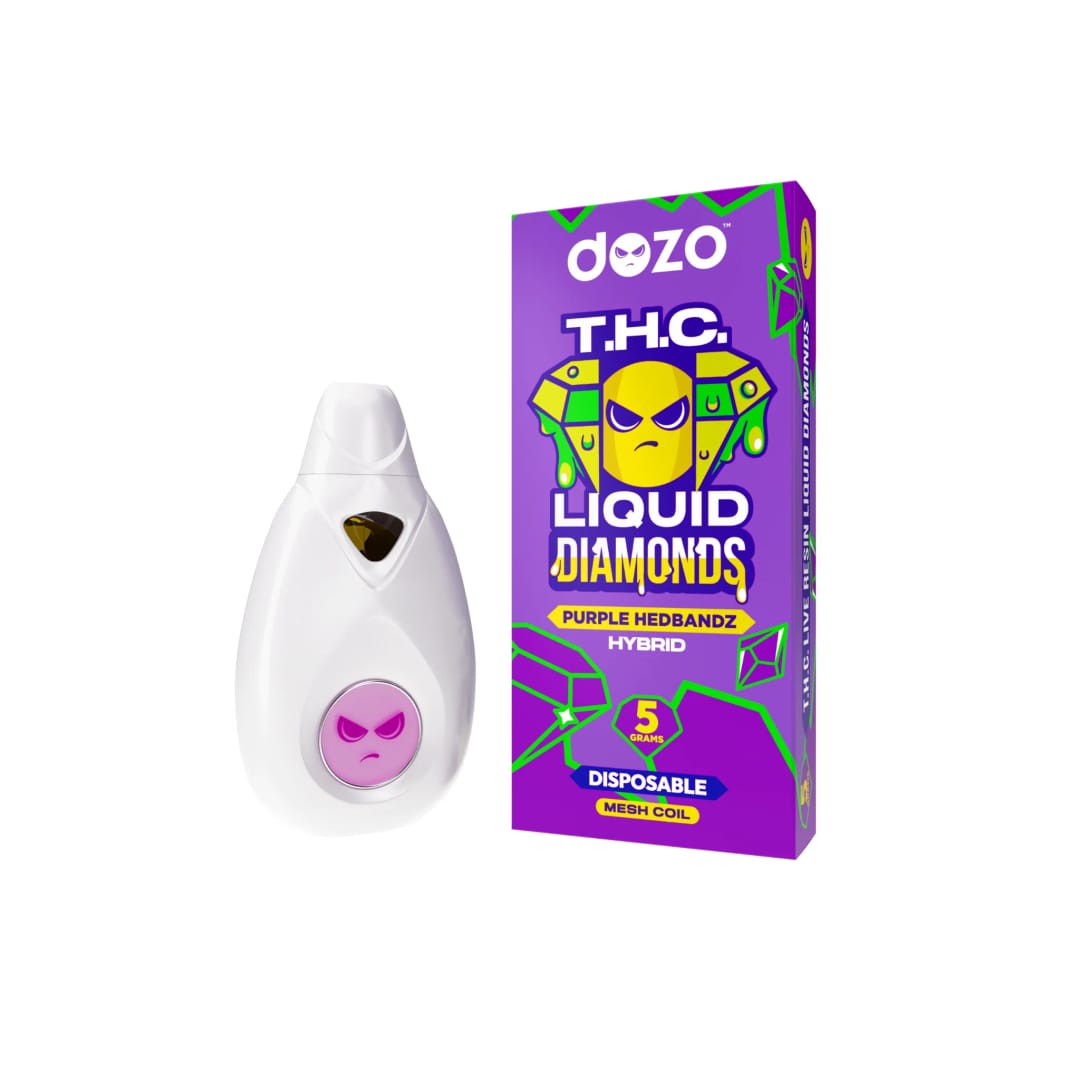 Liquid Diamonds — Purple Headbandz