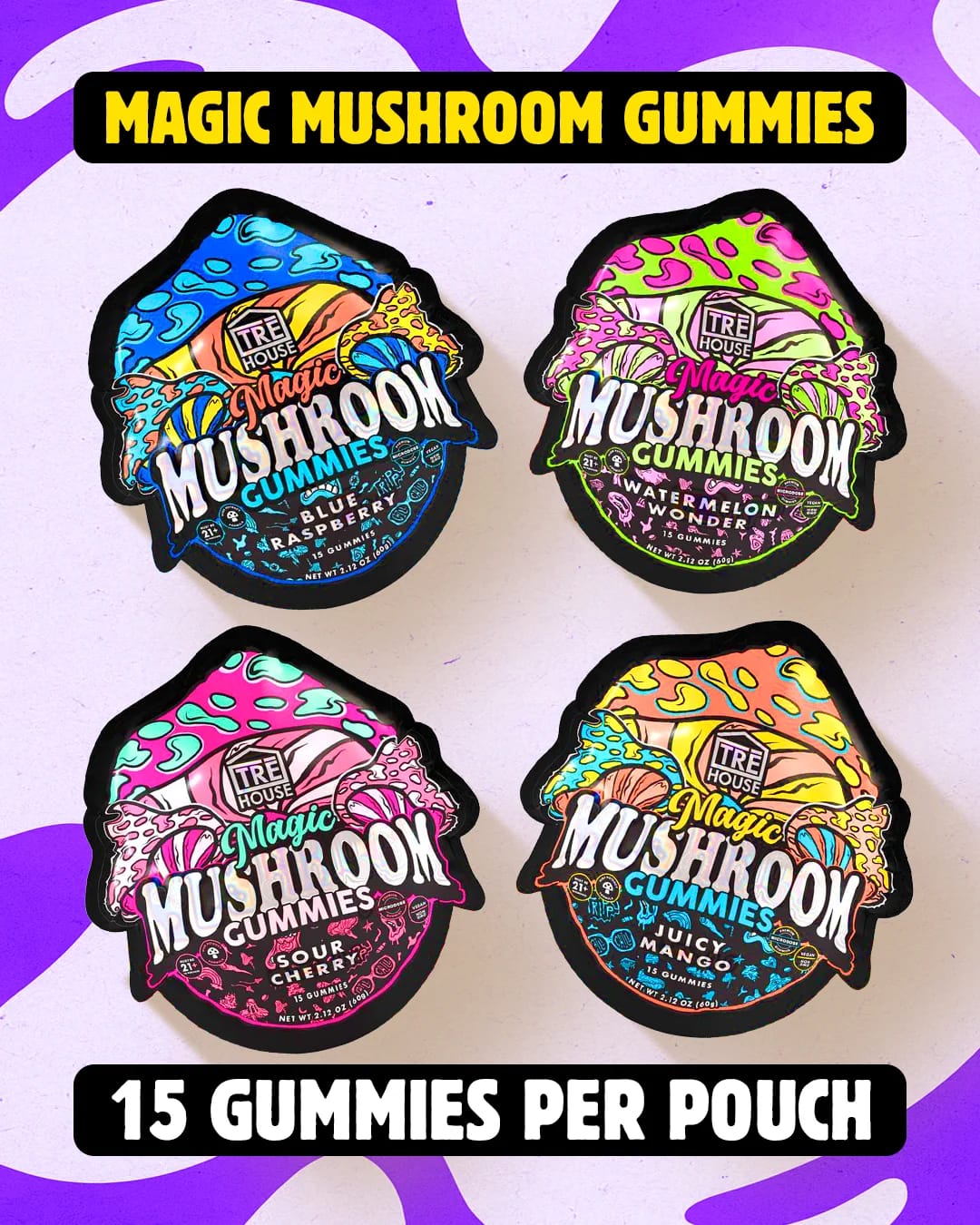 Magic Mushroom Gummies | Tre House – image 5