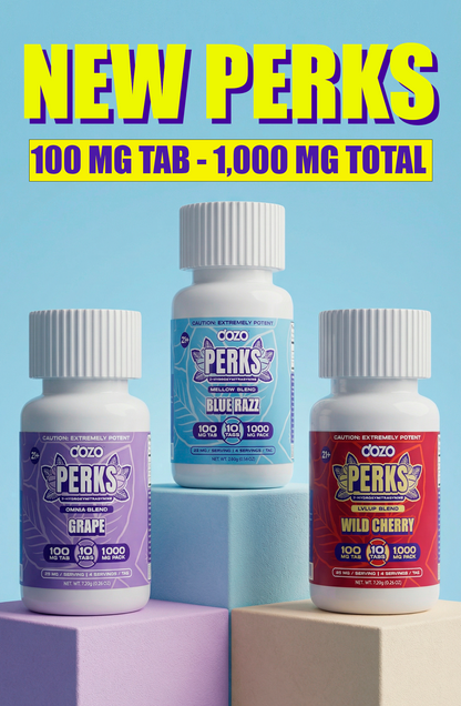 10ct 100mg Dozo PERKS 7-HYDROXYMITRAGYNINE | 1,000 mg bottle