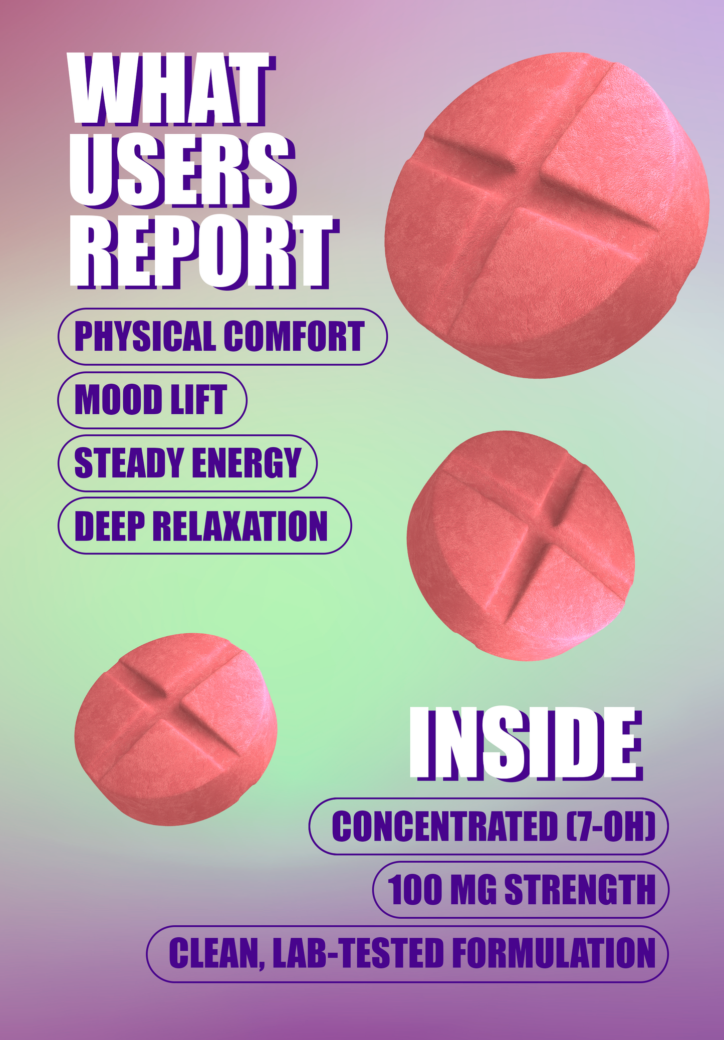 10ct 100mg Dozo PERKS 7-HYDROXYMITRAGYNINE | 1,000 mg bottle