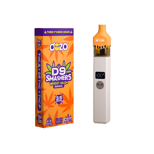 3.5g Dozo D9 Smashers THC-A Disposable: Weedy Melon (Indica)
