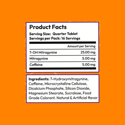 4ct 100mg Dozo PERKS 7-HYDROXYMITRAGYNINE | 400mg per PACK