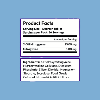 4ct 100mg Dozo PERKS 7-HYDROXYMITRAGYNINE | 400mg per PACK