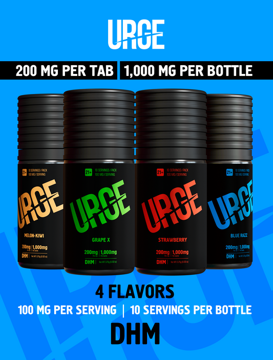 URGE DHM – 200mg Tab | 1,000mg Bottle