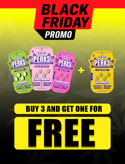 4ct 50mg Dozo PERKS 7-HYDROXYMITRAGYNINE | NEW FLAVORS